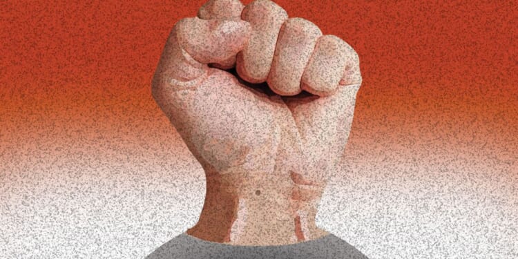 Where's the violence? Look to the left