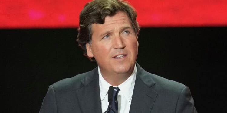 Donald Trump stands by Tucker Carlson after podcast with antisemite Nick Fuentes