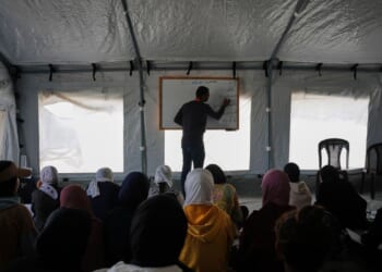 Most of Gaza's schools are wrecked, and hundreds of thousands of children cannot go back to class