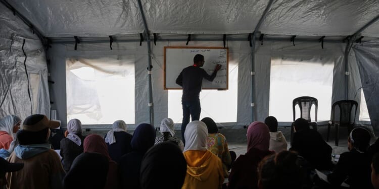 Most of Gaza's schools are wrecked, and hundreds of thousands of children cannot go back to class
