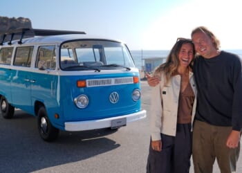 Vintage Volkswagen survived California wildfires and melted hearts, now restored