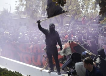 Antifa Rally Outside a Berkeley TPUSA Event – HotAir