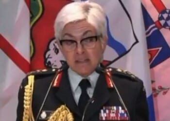 Canada's top general, Jennie Carignan, started crying as she apologized for "systemic racism" in the Canadian armed forces.