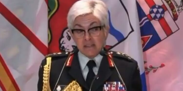 Canada's top general, Jennie Carignan, started crying as she apologized for "systemic racism" in the Canadian armed forces.