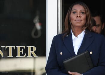 New York Attorney General Letitia James leaves the Walter E. Hoffman United States Courthouse Oct. 24 following an arraignment hearing in Norfolk, Virginia.