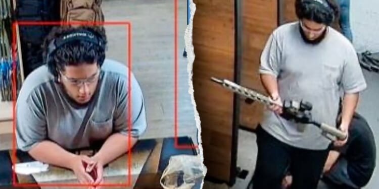 Photos released by the FBI show one of the two 20-year-old suspects, identified as Mohamed Ali, at a Michigan shooting range.