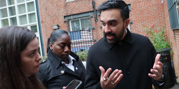 New York Mayor-elect Zohran Mamdani gives brief remarks during a Veteran's Day event at Volunteers of America - Commonwealth Veterans' Residence on Nov. 11, 2025, in the Soundview neighborhood of the Bronx borough in New York City.