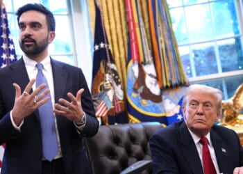 Mayor-elect Zohran Mamdani answers questions in the Oval Office of the White House in Washington, DC on Nov. 21, 2025.