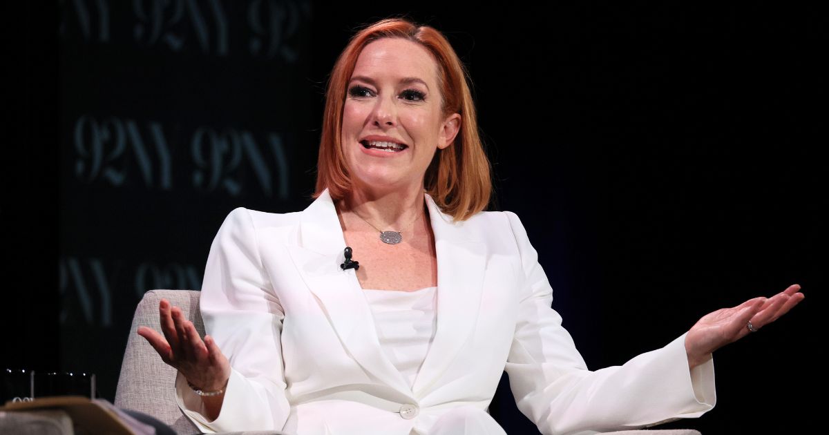 Jen Psaki speaks onstage during Jen Psaki in Conversation with Lawrence O’Donnell at 92NY on May 8, 2024, in New York City.