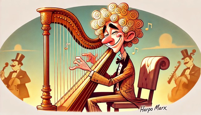 The Modesty and Musicality of Harpo Marx – PJ Media