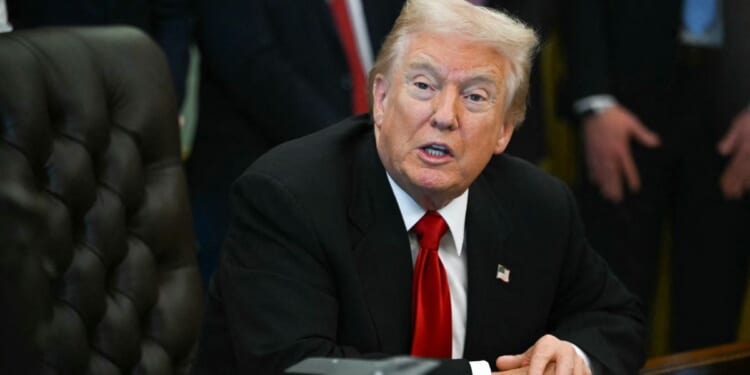 President Donald Trump speaks during an event about weight loss drugs in the Oval Office of the White House in Washington, D.C., on Nov. 6, 2025.
