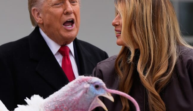Trump Jokes Biden Pardoned Turkeys by Autopen, but He Saved Them – PJ Media
