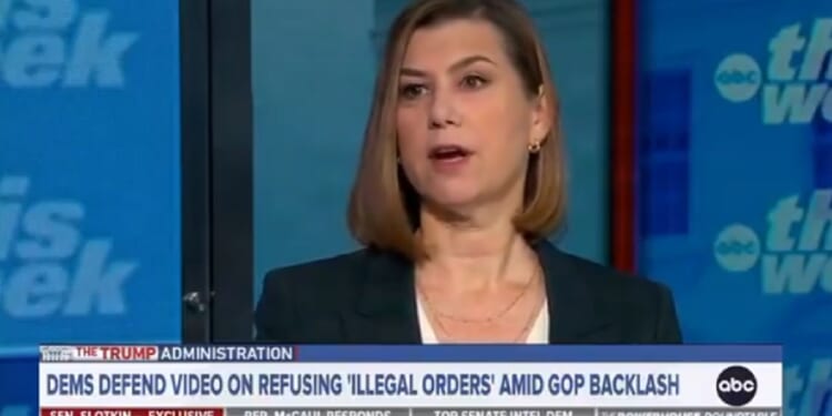 Democratic Sen. Elissa Slotkin appears on ABC's "This Week" on Sunday.