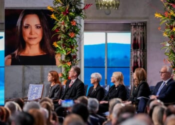 Daughter steps in to accept mother's Nobel Peace Prize as Venezuela blocks opposition leader