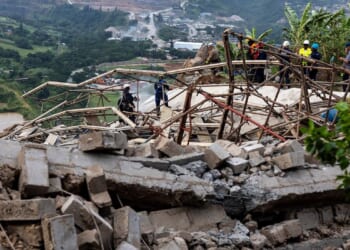 Death toll climbs to five in South African temple building collapse