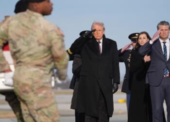 Trump, Hegseth attend dignified transfer of guard members and translator killed in Syria