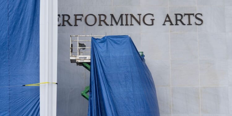 Kennedy Center adds Trump's name to signage