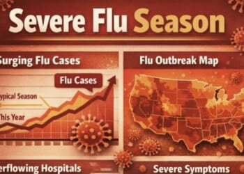A new strain of Influenza A is driving a surge in cases, including here in the United States.