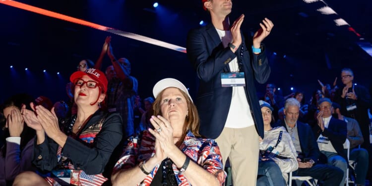 Group Turning Point showcases discord that Republicans like Vance will need to navigate in future