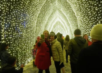 Golden Gate Park's dazzling holiday light display brings joy to the season