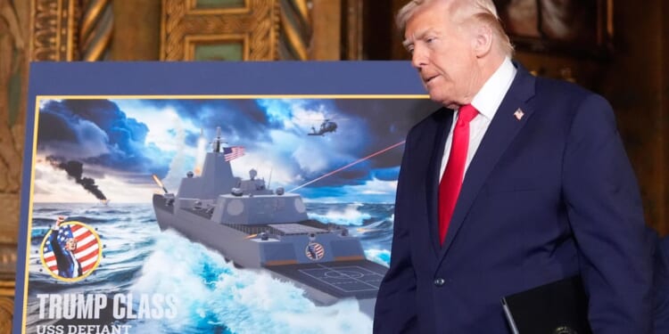 Trump unveils new 'Trump Class' Naval battle ships