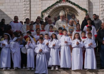 Christian community in Gaza tries to capture the holiday spirit during the ceasefire