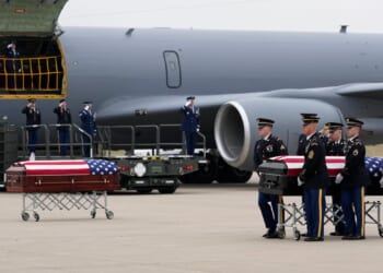 Two Iowa National Guard members killed in Syria return home