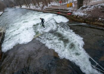 Debate over surfing in German park gets gnarly after city removes wave-creating device