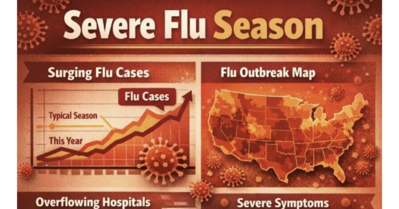 A new strain of Influenza A is driving a surge in cases, including here in the United States.