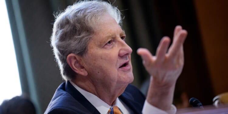 Louisiana Republican Sen. John Kennedy, pictured in a file photo from June.
