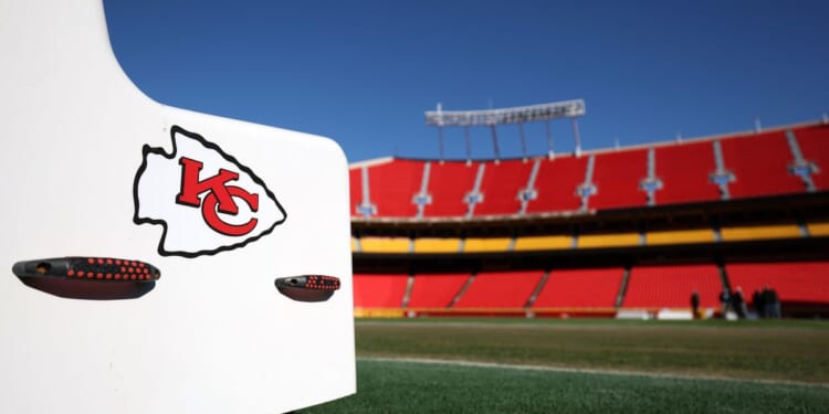A detailed view of the seating bowl at GEHA Field at Arrowhead Stadium on Dec. 9, 2025, in Kansas City, Missouri.