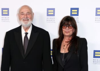 Rob Reiner and Michele Reiner attend the Human Rights Campaign's 2025 Los Angeles Dinner at Fairmont Century Plaza on March 22, 2025, in Los Angeles, California.