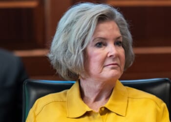 White House Chief of Staff Susie Wiles sits in the White House Situation Room June 21 as Trump administration officials monitor the mission that took out three Iranian nuclear enrichment sites.