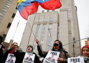 Nicolas Maduro, donning blue prison uniform, pleads not guilty in first appearance in NYC