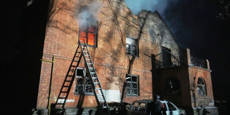 Russia using its new ballistic missile in a major attack on Ukraine and a warning to West