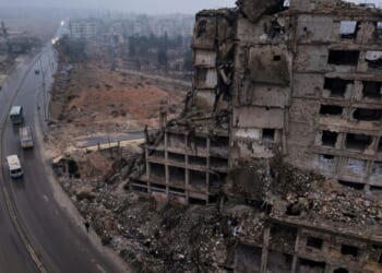 Syrian government forces, Kurds exchange strikes in area near Aleppo declared closed military zone