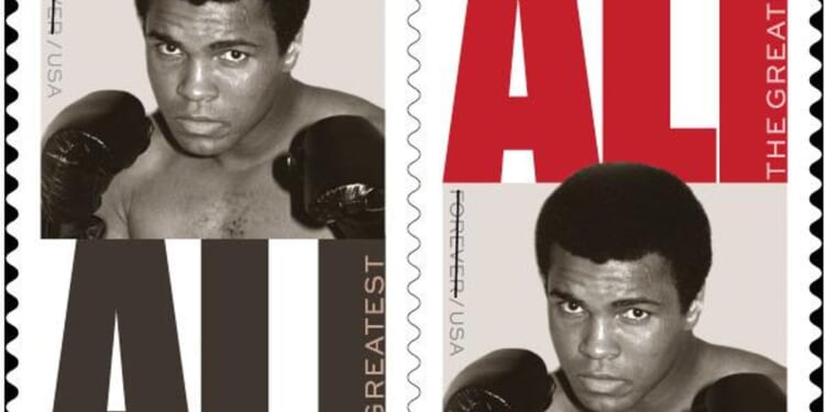 Postal Service unveils new Muhammad Ali stamp in champ's hometown