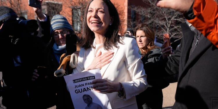 Trump, Venezuelan opposition leader Machado meet to discuss path forward