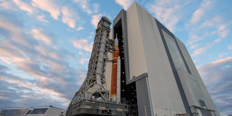 To the moon: NASA rocket heads to pad ahead of astronaut launch as early as February
