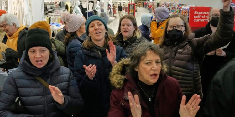 Christian leaders urge the protection of worshippers' rights after protesters interrupt service