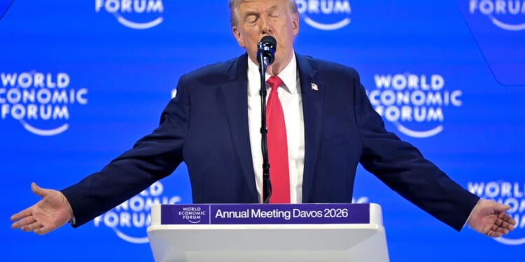 Trump tells European leaders at Davos that they need to end the Russia-Ukraine war, not U.S.