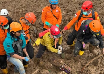 Indonesian rescuers recover more bodies from landslide, with 72 still missing