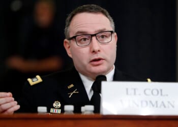 Alexander Vindman, Trump impeachment witness, launches Senate bid