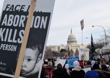 March for Life: Sean Salai with Rep. Chris Smith of New Jersey