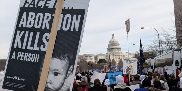 March for Life: Sean Salai with Rep. Chris Smith of New Jersey
