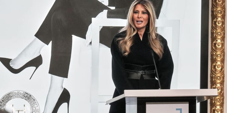 Melania Trump rings opening bell at NYSE to celebrate movie opening