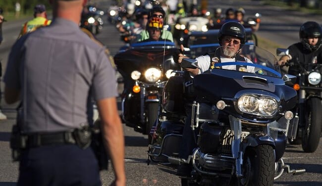 Anti-ICE Crazies Show Up at Biker Bars, Get the Worst of It – PJ Media