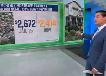 CNN business reporter Matt Egan showed how much lower house payments are now compared to when Trump first took office.