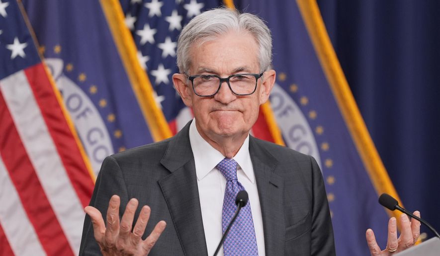 Federal Reserve Chair Jerome Powell speaks at the Federal Reserve, Dec. 10, 2025, in Washington. (AP Photo/Jacquelyn Martin, File)