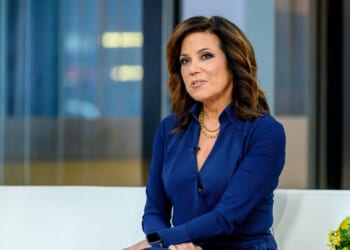 Michele Tafoya sits at Fox News Channel Studios in New York City on April 18, 2024.
